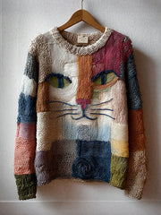 Women's Fashion Art Cat Shirts