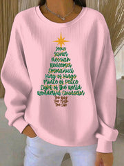Women's Christmas Print Casual Sweatshirt