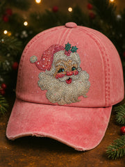 Santa Claus Print Casual Unisex Hat