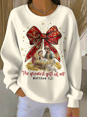Women's Christmas Printed Sweatshirt