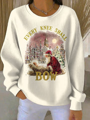 Women's Christmas Printed Sweatshirt
