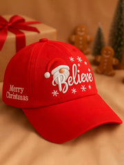 Unisex Believe Christmas Hat