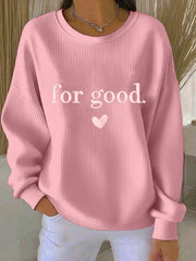 Women's Movie-Inspired For Good Print Sweatshirt