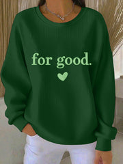 Women's Movie-Inspired For Good Print Sweatshirt