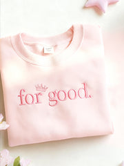 Women's Movie-Inspired For Good Embroidered Sweatshirt
