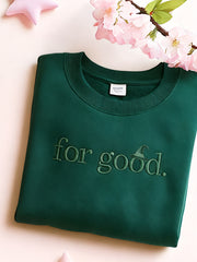 Women's Movie-Inspired For Good Embroidered Sweatshirt