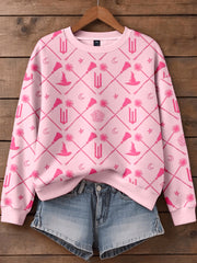 Women's Musical Inspired Art Print Sweatshirt