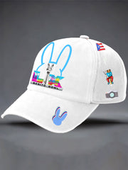 Unisex Bunny Music Football Lover Printed Hat