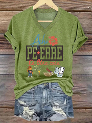 Women's Puerto Rico Printed Short-Sleeved T-Shirt