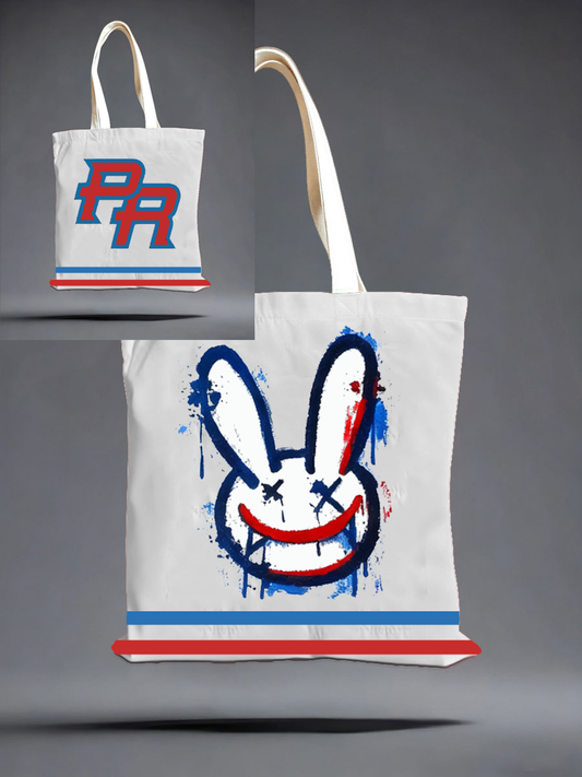 Bad Bunny Puerto Rico Printed Handbag