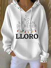 Women's Puerto Rico Art Printed Hoodie