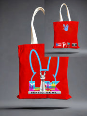 Bunny Football Music Lover Printed Bags