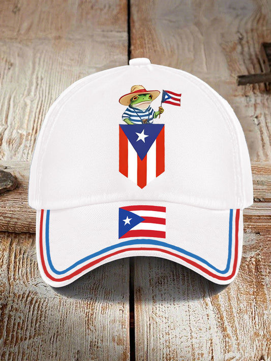 Unisex Benito Bowl frog Design Print Hat