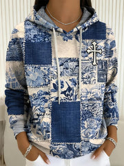 Women's Faith Art Print Hoodie