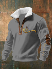 Men's Cross Print Casual Top