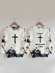 Women'S I Can'T But I Know A Guy Print Round Neck Sweatshirt