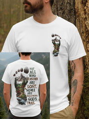 Men's Not All Who Wander Are Lost Short Sleeve T-shirt