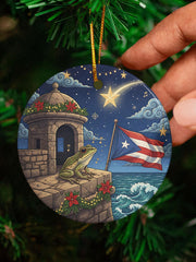 Puerto Rico Art Printed Acrylic Decoration