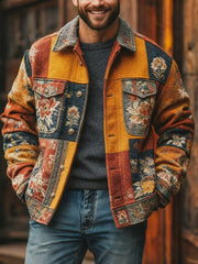 Men's Casual Checkered Jacket