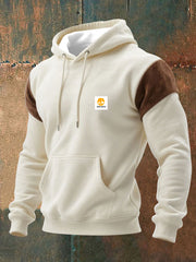 Men's Vintage Winter Western Style Printed Hoodie