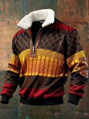 Men's Retro Western Printed Casual Top