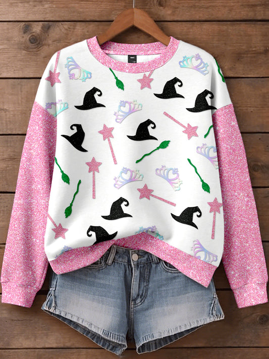 Women's Musical Inspired Art Print Sweatshirt