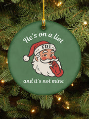 Christmas FDT Printed Acrylic Decorative Ornaments