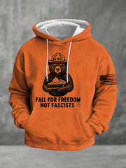 Men's Resist Thanksgiving Printed Hoodie with Pocket