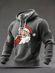 Men's Christmas FDT Print Casual Hoodie