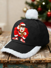 Unisex African-American Santa Claus print Hat