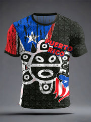 Men's Puerto Rico Proud Printed T-shirt