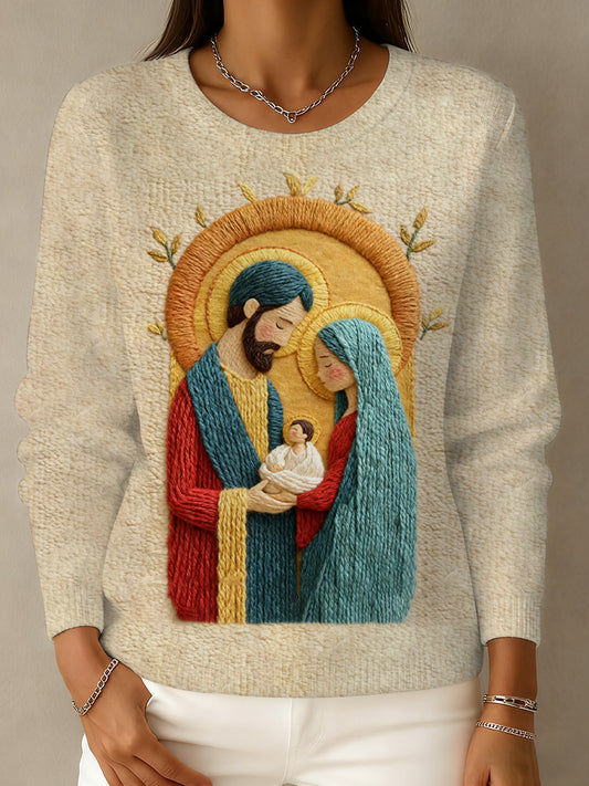 Women's Christmas Pattern Cozy Knitted Sweater