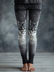 Women's Cat Art Print bottoms