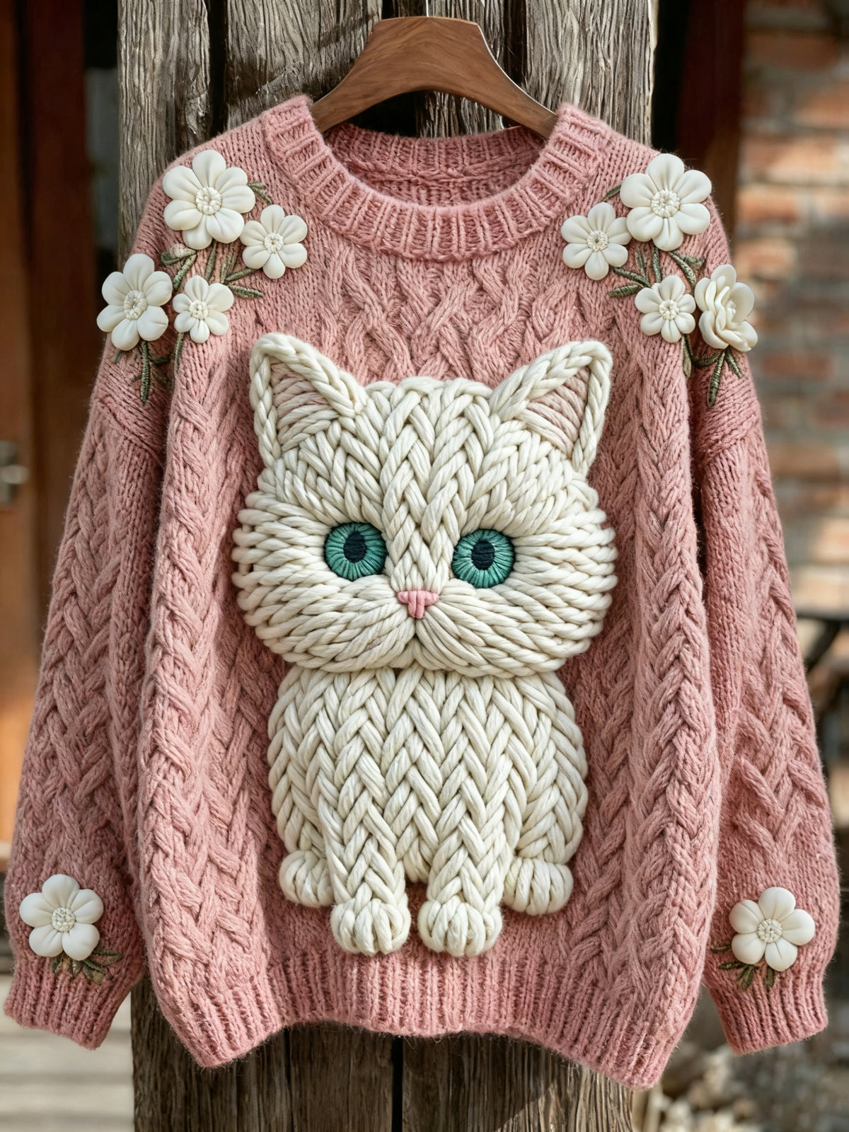 Women's Cat Knitted Sweater