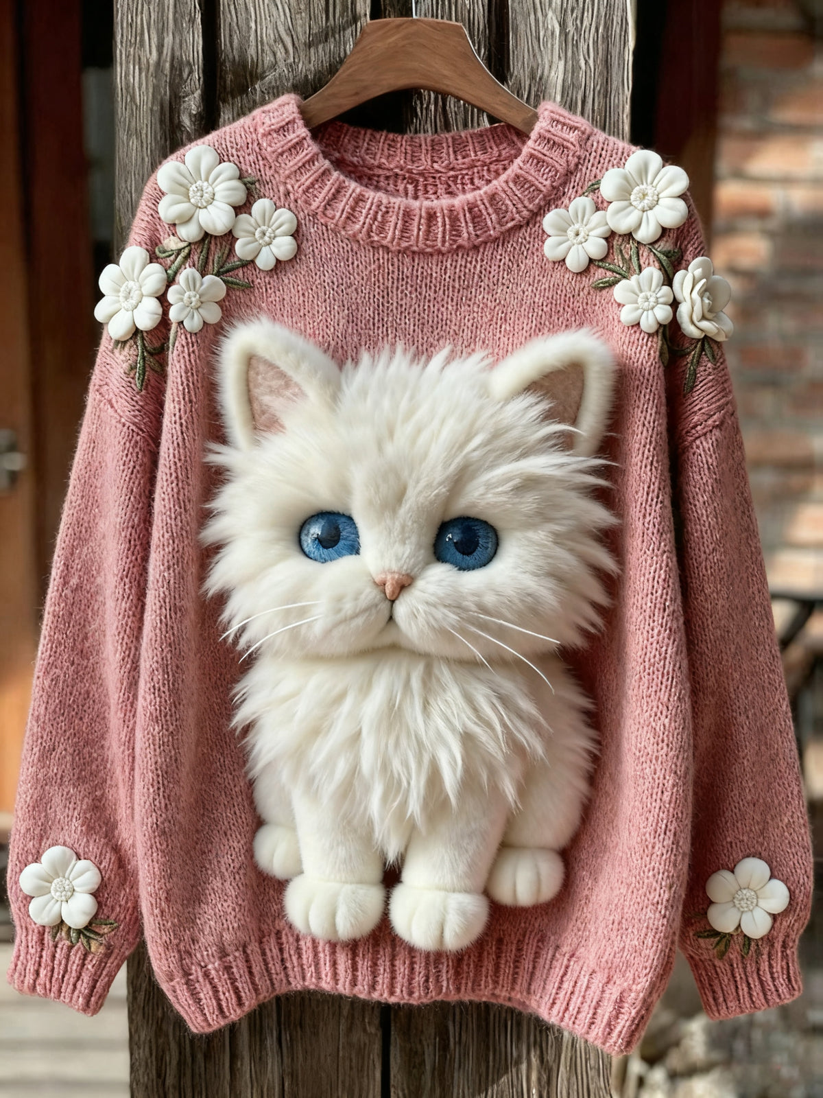 Women's Cat Knitted Sweater
