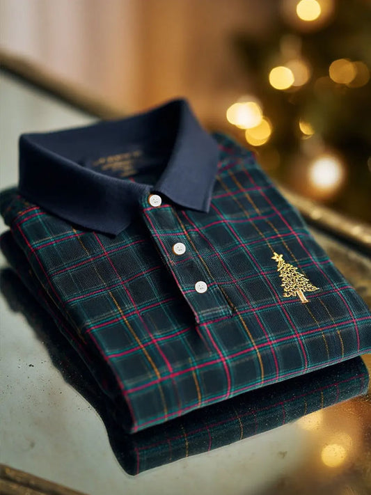 Men's Christmas Art Business Style Printed CasuaL Tops