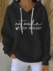 Women's Funny Christmas Not Made for Winter Hoodie