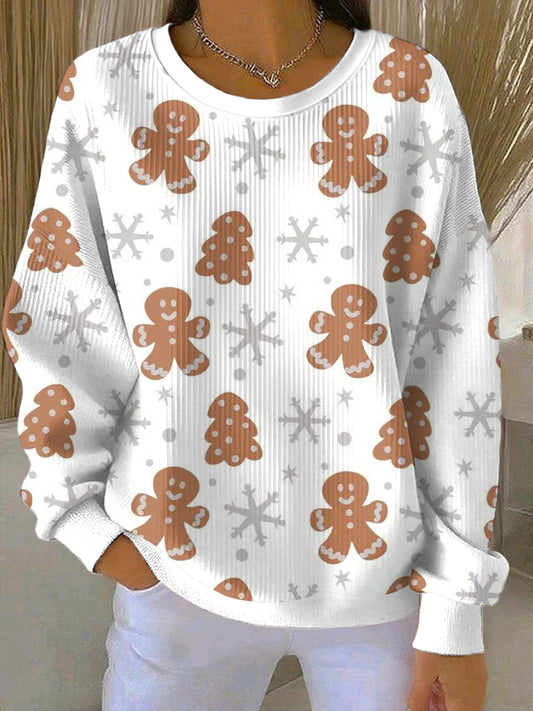 Women's Christmas Print Casual Sweatshirt