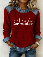 Women's Funny Christmas Not Made for Winter Hoodie