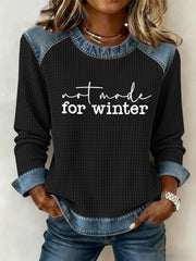 Women's Funny Christmas Not Made for Winter Hoodie
