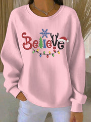 Women's Christmas Print Casual Sweatshirt