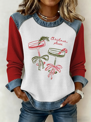 Women's Christmas Printed Top