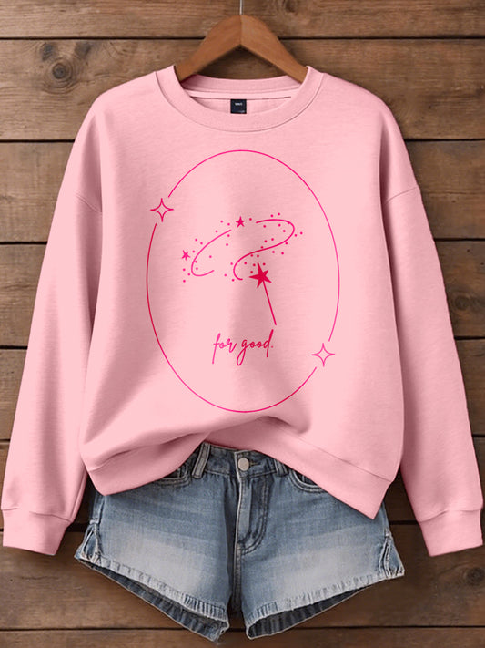 Women's For Good Print Sweatshirt