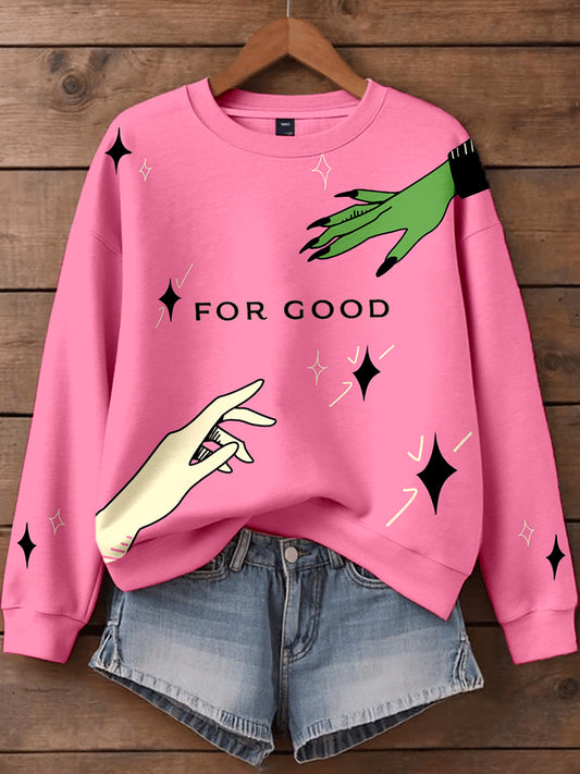 Women's Movie Inspired For Good Art Print Sweatshirt
