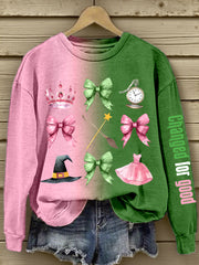 Women's Movie Inspired Art Print Vintage Sweatshirt