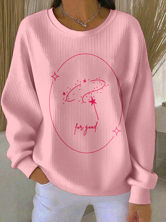 Women's Movie-Inspired For Good Print Sweatshirt