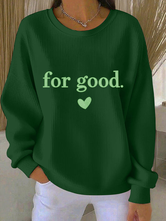 Women's Movie-Inspired For Good Print Sweatshirt