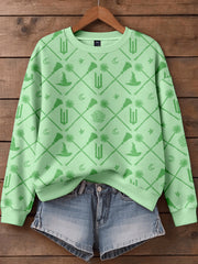 Women's Musical Inspired Art Print Sweatshirt