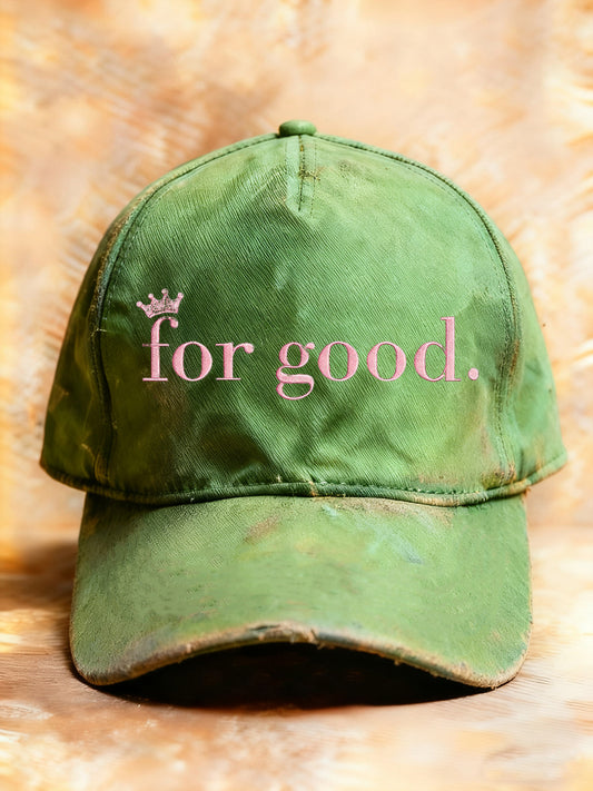 Unisex 'for good' hat
