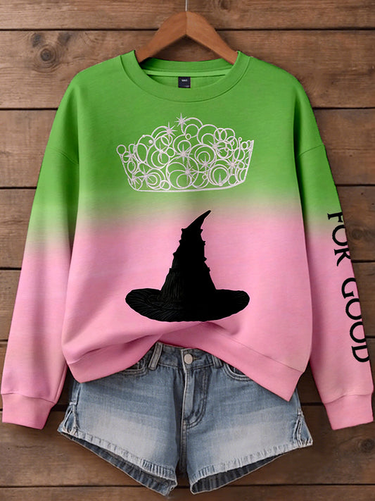 Women's American Musical Fantasy Film Inspired Art Print Sweatshirt